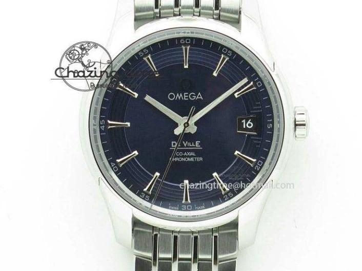 0510 De Ville Hour Vision 41mm SS VSF 1:1 Best Edition White Dial on SS Bracelet A8500 Super Clone Casual 7946